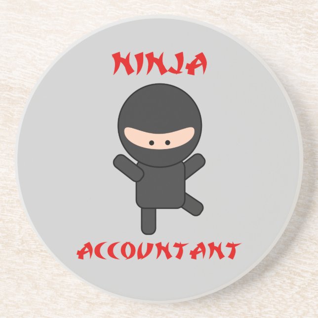 Ninja Accountant Coaster (Front)