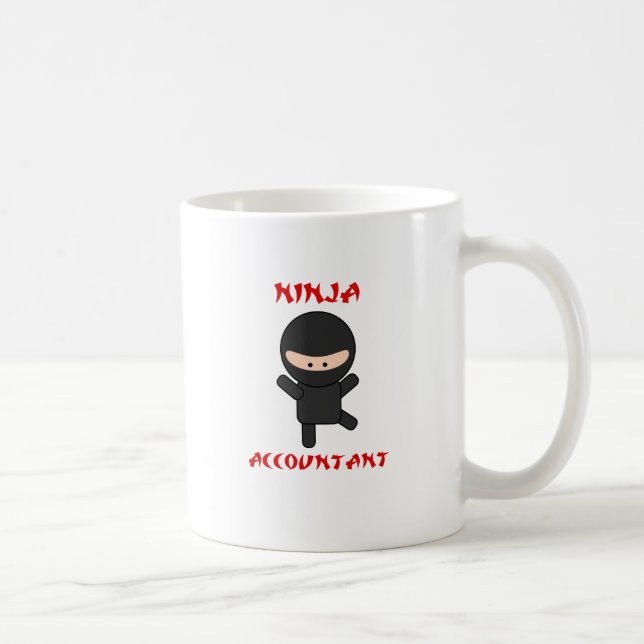 Ninja Accountant Coffee Mug (Right)