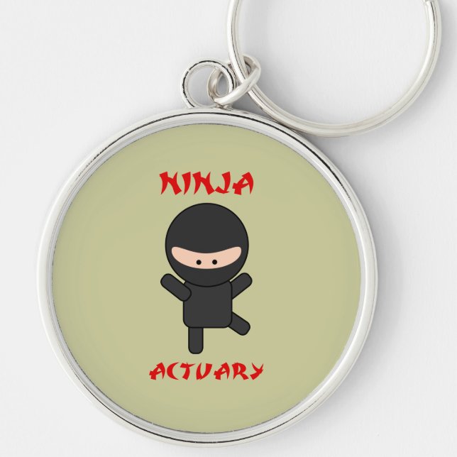 Ninja Actuary Key Ring (Front)