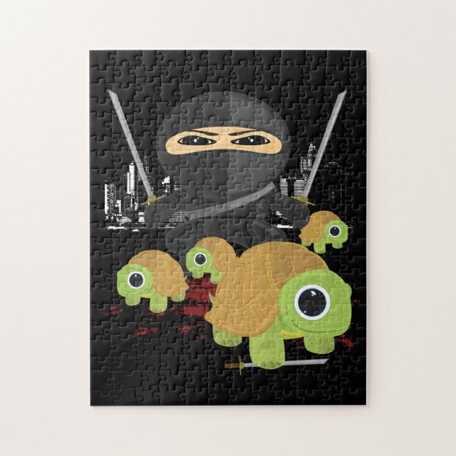 Ninja and Turtles Jigsaw Puzzle (Vertical)