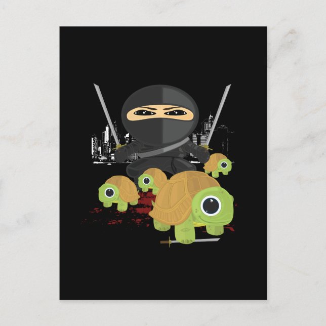 Ninja and Turtles Postcard (Front)