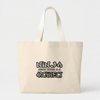Ninja...Architect Large Tote Bag