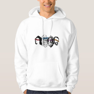 Ninja Artist Renaissance Drawing Michelangelo Leon Hoodie