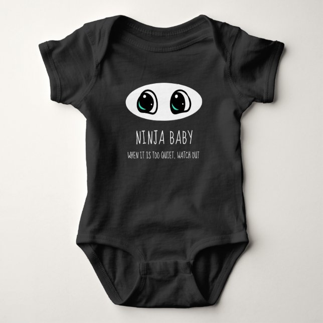 Ninja Baby - Funny Bodysuit (Front)