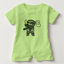 Ninja baby romper