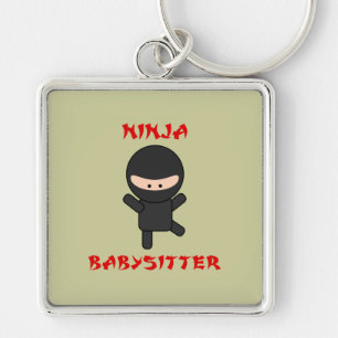 ninja babysitter key ring