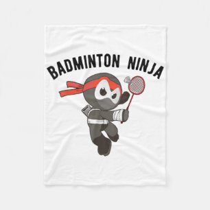 Ninja Badminton , Birdie Sport Tee Apparel_1 Fleece Blanket