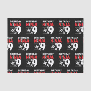 Ninja Birthday Party - Birthday Ninja 9 Tissue Paper