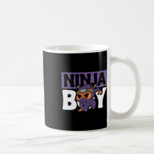 Ninja Boy Design Youth Karate And Ninja Coffee Mug