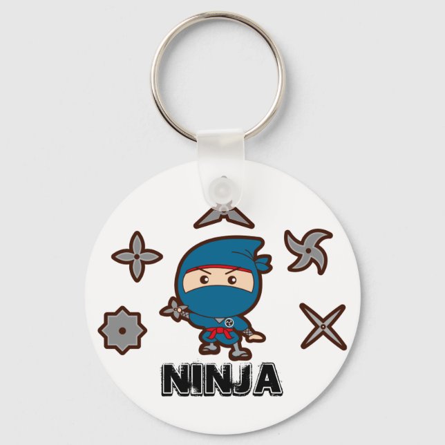 Ninja Boy Key Ring (Front)