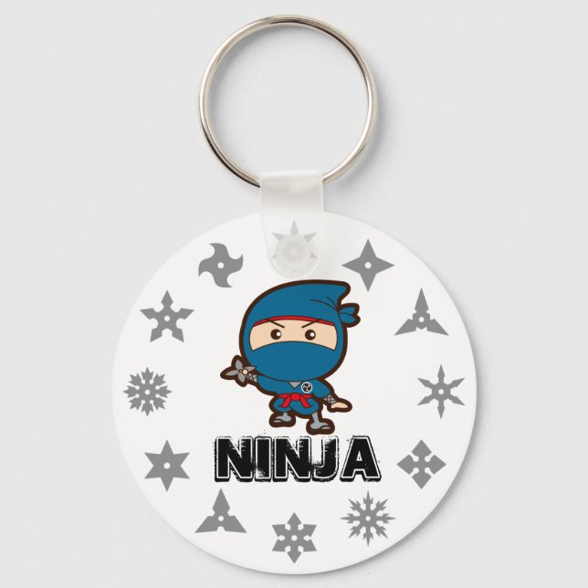 Ninja Boy Key Ring (Front)