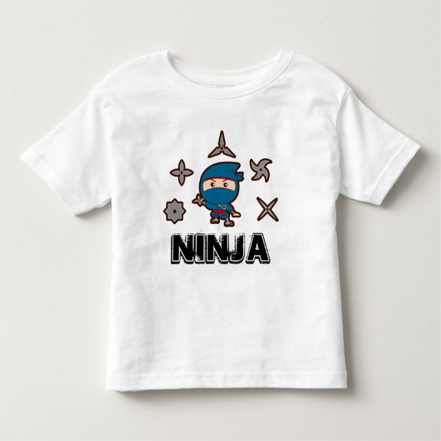 Ninja Boy Toddler T-Shirt (Front)
