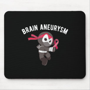 Ninja Brain Aneurysm Awareness Martial Arts Ninjut Mouse Pad