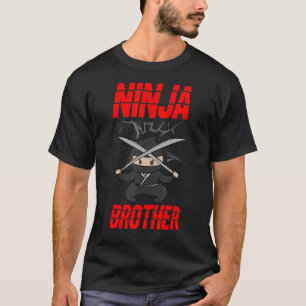 Ninja Brother Japanese Mercenary Shinobi Kunai Shu T-Shirt