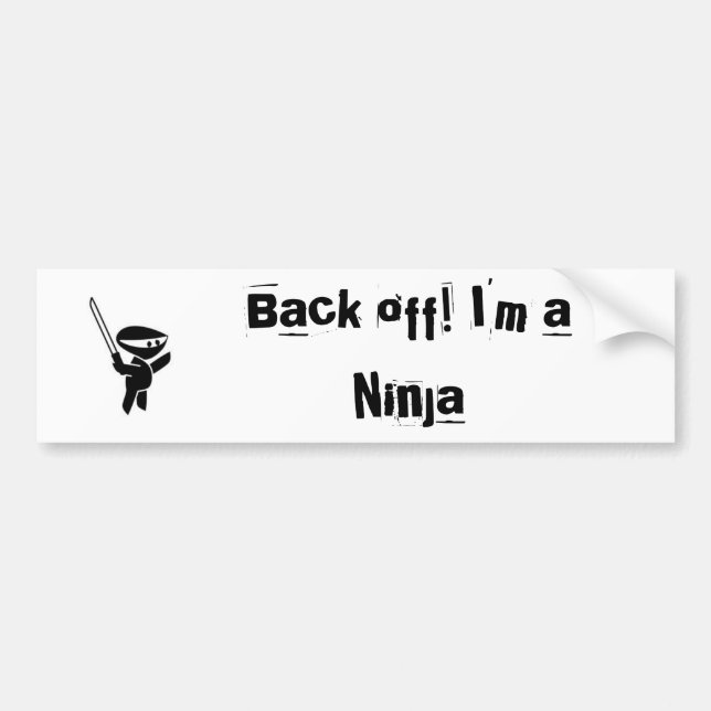 Ninja Bumper Sticker (Front)