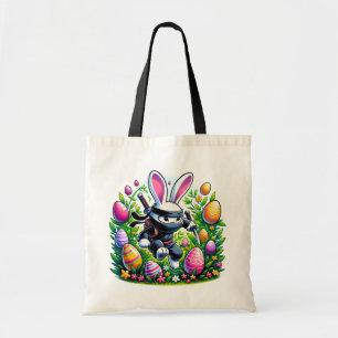 Ninja Bunny Easter Adventure Tote Bag