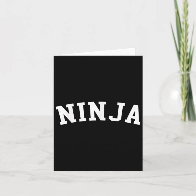 Ninja  card (Front)