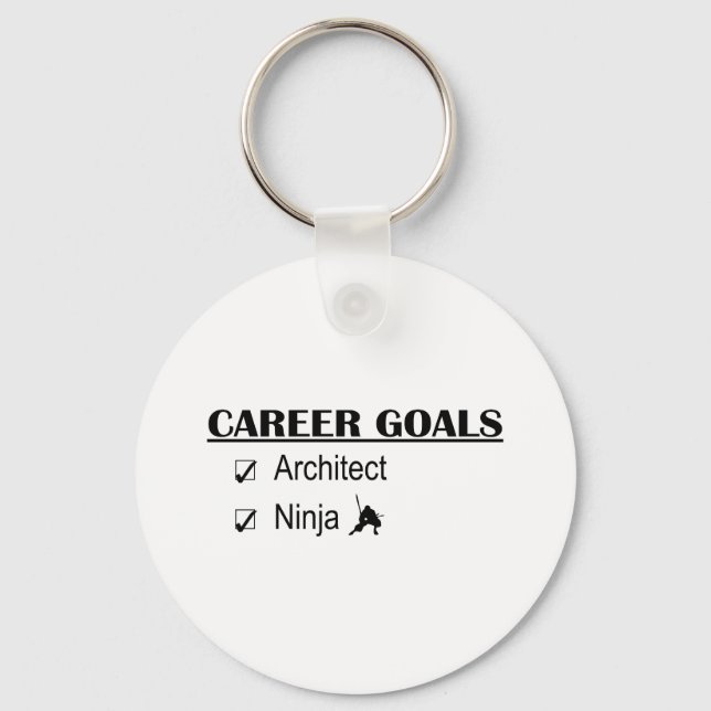 Ninja Career Goals - Architect Key Ring (Front)
