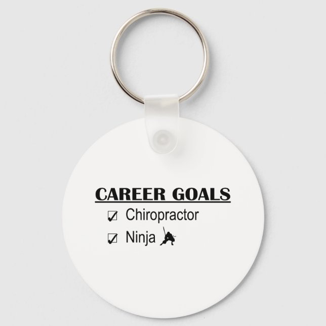 Ninja Career Goals - Chiropractor Key Ring (Front)
