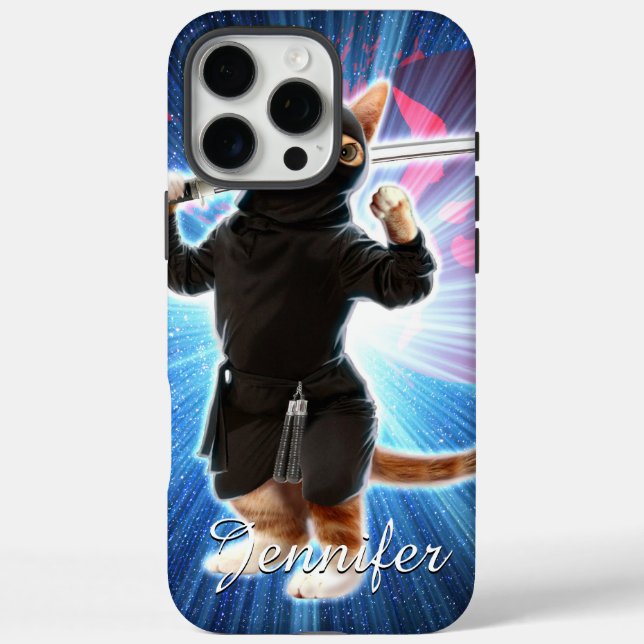 Ninja Cat in space.                                Case-Mate iPhone Case (Back)