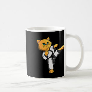 Ninja Cat Karate Martial Arts Taekwondo Cat Owner  Coffee Mug