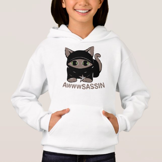 Ninja Cat Kids Shirt (Front)