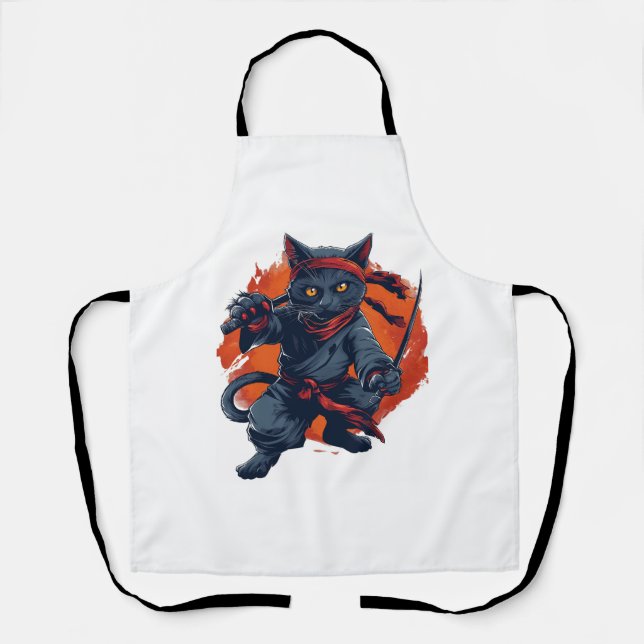 Ninja Cat Stealth Apron (Front)
