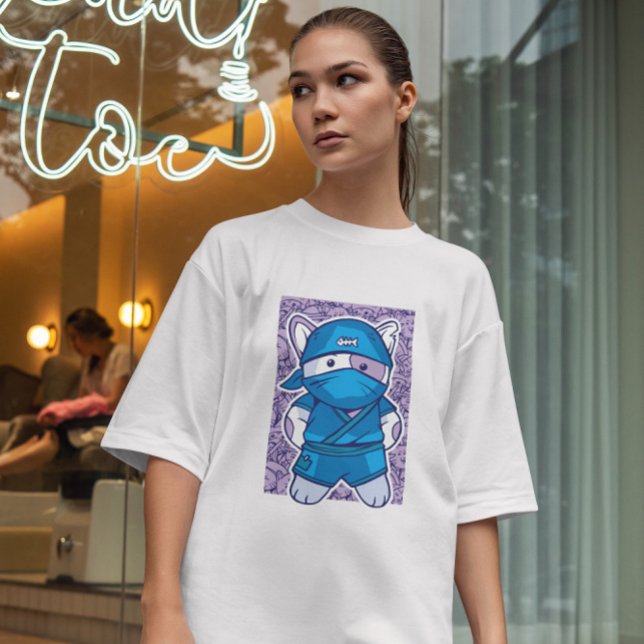 Ninja Cat  T-Shirt (Creator Uploaded)