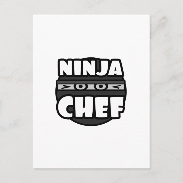 Ninja Chef Postcard (Front)