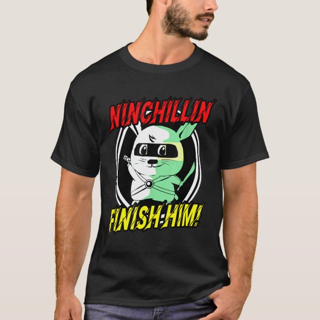 Ninja Chinchilla T-Shirt (Front)