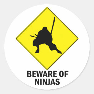 Ninja Classic Round Sticker