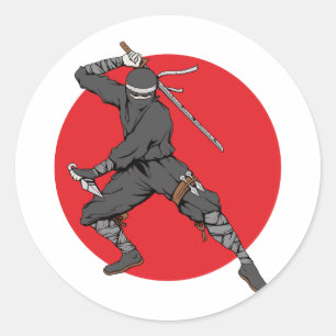 Ninja Classic Round Sticker