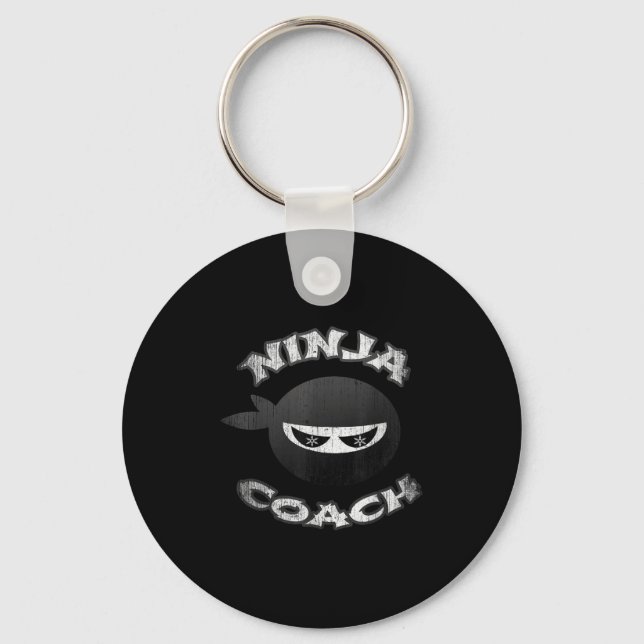 Ninja Coach Multitasking Team Trainer Speaker Gym  Key Ring (Front)