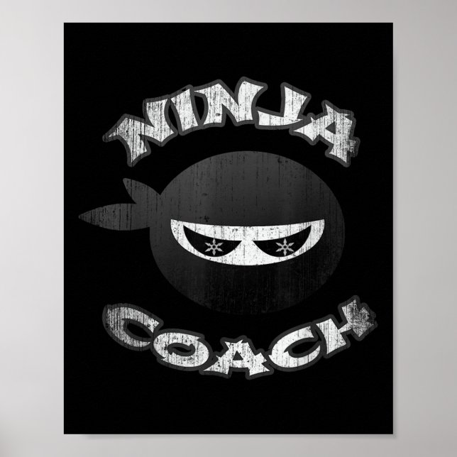 Ninja Coach Multitasking Team Trainer Speaker Gym  Poster (Front)