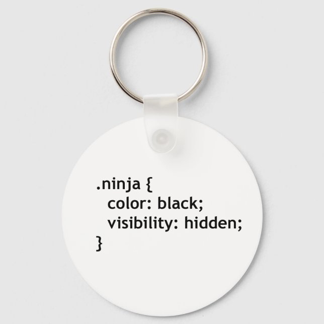 ninja code, script key ring (Front)