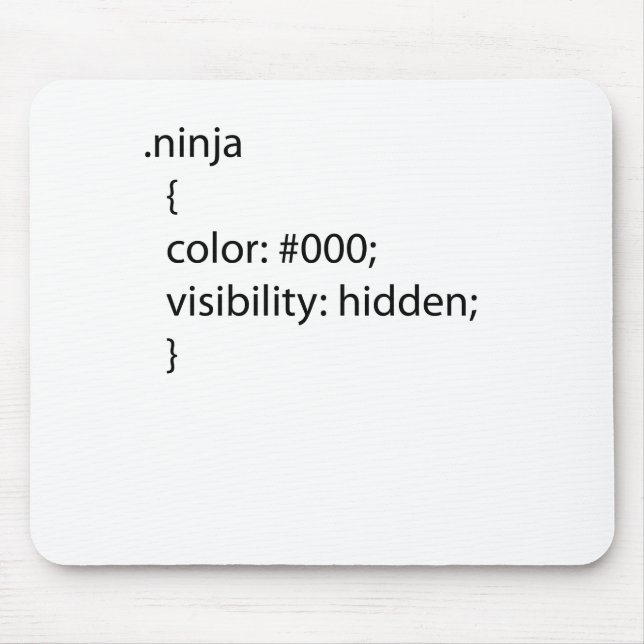 Ninja css definition mouse pad (Front)