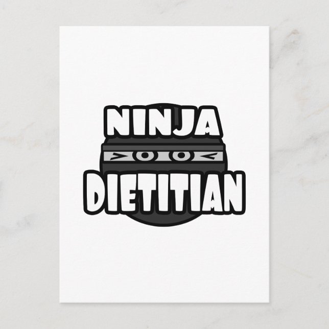 Ninja Dietician Postcard (Front)