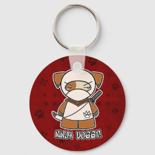 Ninja Doggy! In Red Keychain