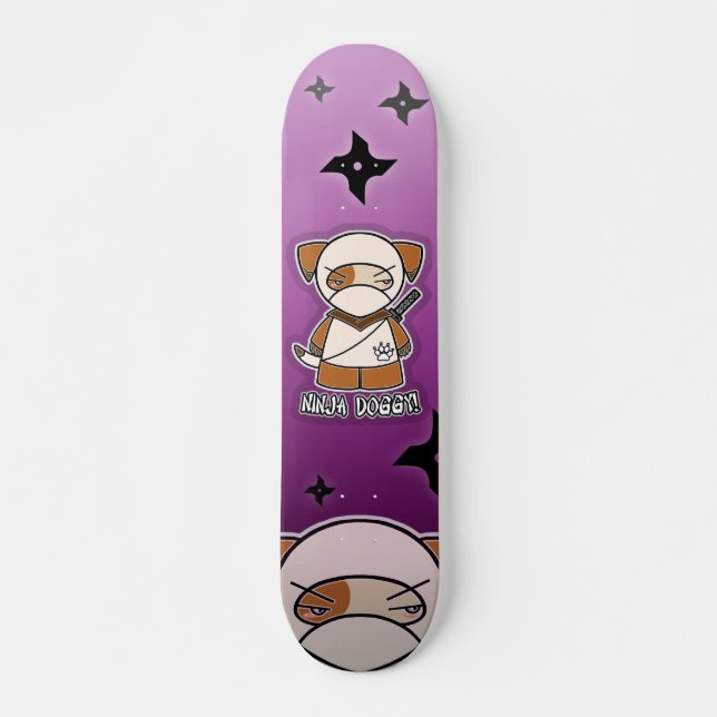 Ninja Doggy! Skateboard (Front)