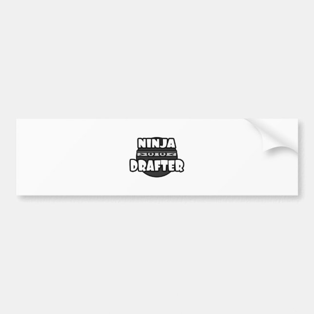 Ninja Drafter Bumper Sticker (Front)