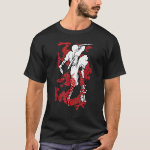 Ninja Dragon Culture Japanese Shinobi Warrior T-Shirt
