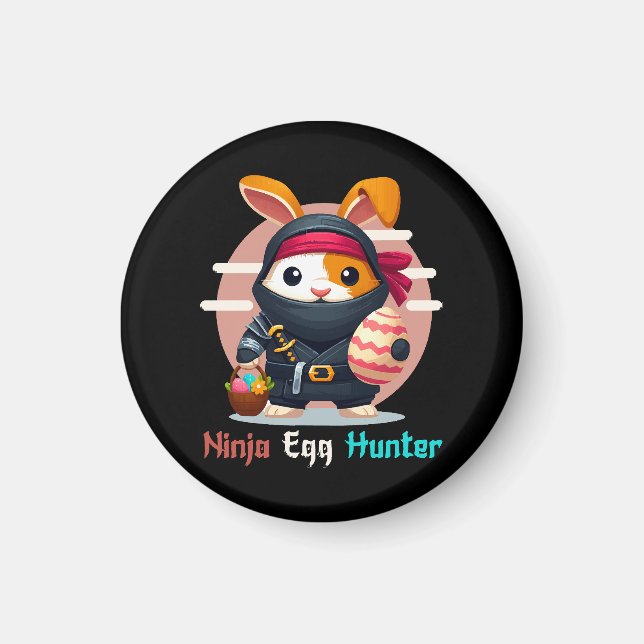 Ninja Egg Hunter Magnet (Front)