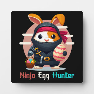 Ninja Egg Hunter Plaque