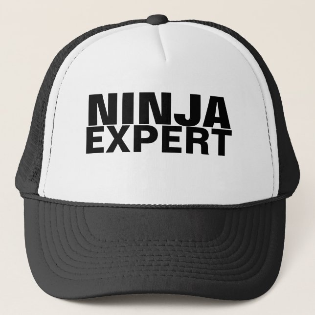 Ninja Expert Trucker Hat (Front)