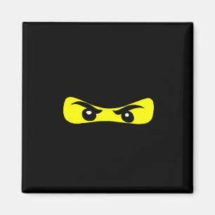 Ninja Eyes Fun Halloween Ninja Costume Magnet
