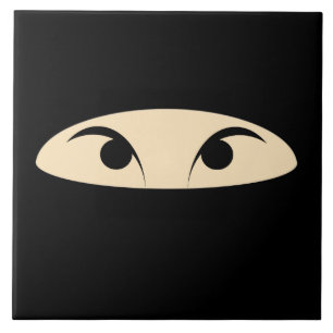 Ninja Face Ceramic Tile