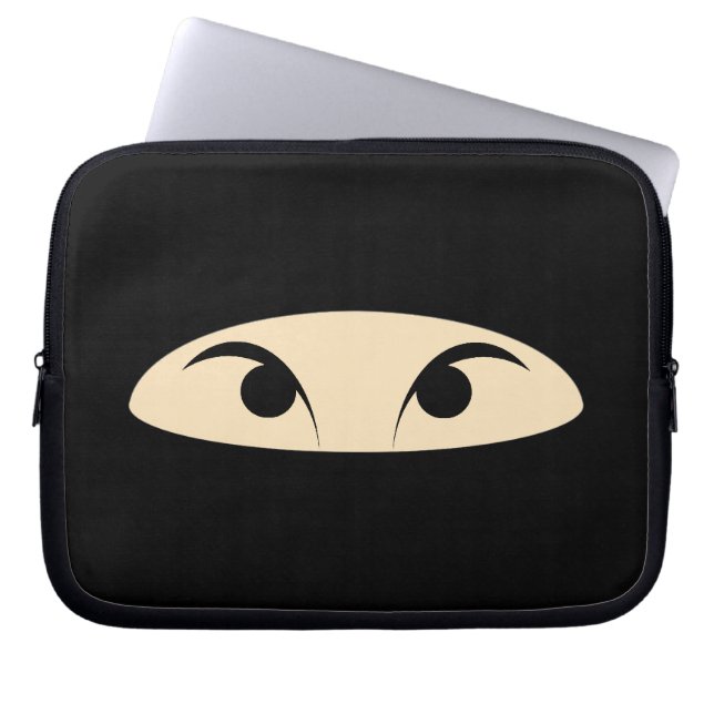 Ninja Face Laptop Sleeve (Front)