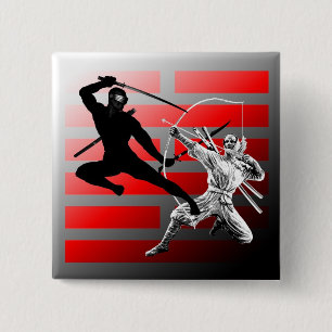 Ninja Fight square Button