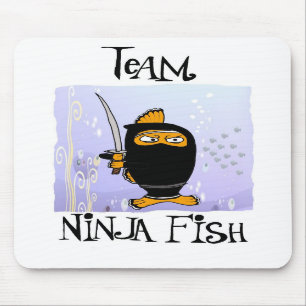 ninja fish mousepad