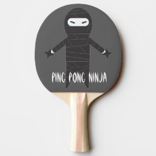 Ninja Funny Cartoon Smack Talk Fun Ping Pong Paddle
